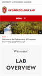 Mobile Screenshot of hydroecology.cee.wisc.edu