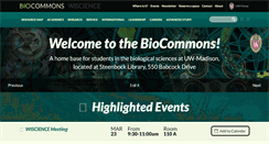 Desktop Screenshot of biology.wisc.edu
