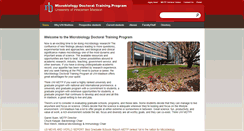 Desktop Screenshot of microbiology.wisc.edu