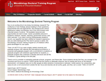 Tablet Screenshot of microbiology.wisc.edu