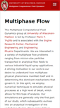 Mobile Screenshot of multiphaseflow.erc.wisc.edu