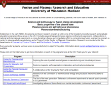 Tablet Screenshot of fusion.wisc.edu