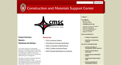 Desktop Screenshot of cmsc.engr.wisc.edu