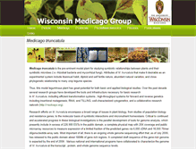 Tablet Screenshot of medicago.wisc.edu