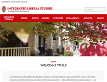 Tablet Screenshot of ils.wisc.edu