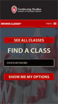 Mobile Screenshot of continuingstudies.wisc.edu